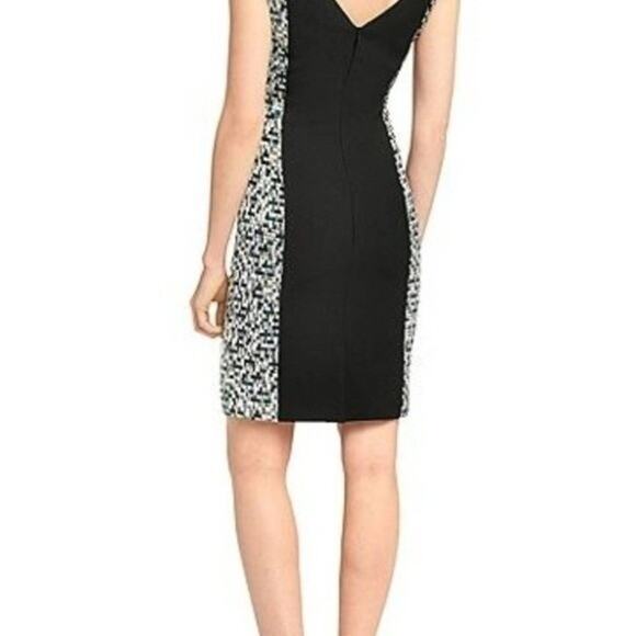NWT Hugo Boss Designer Luxe Jacquard Ponte Multi-Color Sheath Dress ($695)  US 4 - Picture 4 of 11